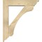 Ekena Millwork Legacy Traditional Rough Sawn Bracket w/ Offset Brace, Douglas Fir, 6"W x 26"D x 30"H BKT0604X26X30LEC01RDF - alternate 3